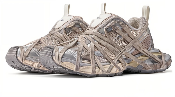 Balenciaga 3XL Extreme Lace sneakers 'Beige Mesh dan Poliuretana' 778698W3XLL9191 Lookbook Balenciaga 3XL Extreme Lace sneakers 'Beige Mesh dan Poliuretana' 778698W3XLL9191