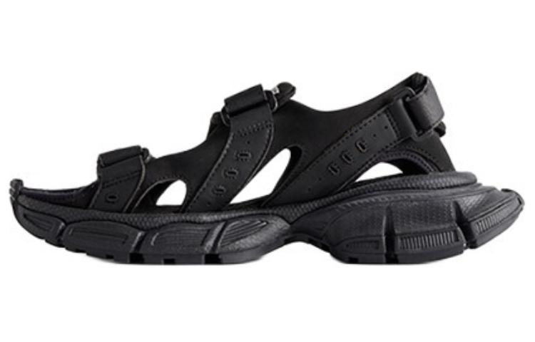 Balenciaga 3XL Sandals 'Black' 圖 2