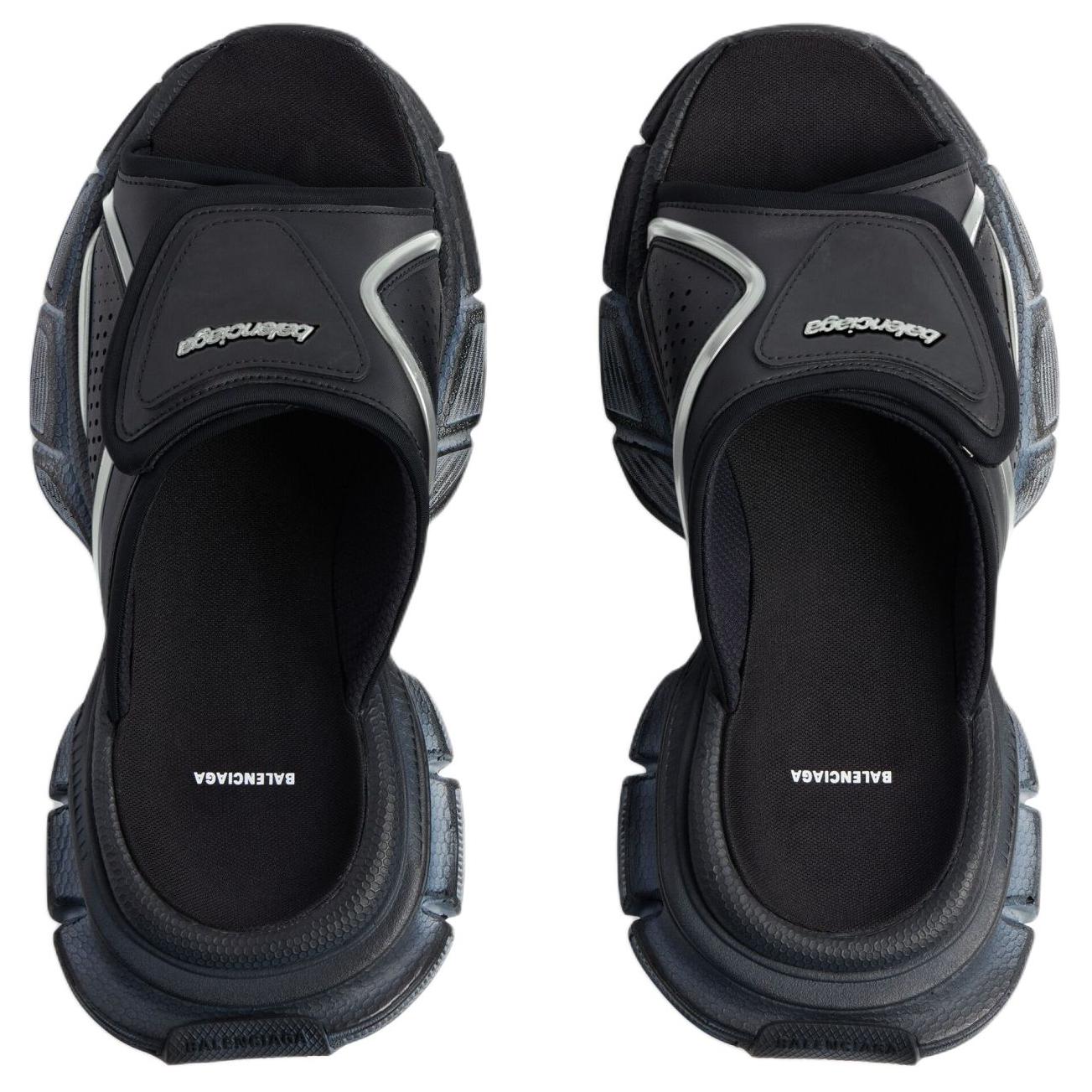 Balenciaga 3XL Slide Sandal Black 圖 5