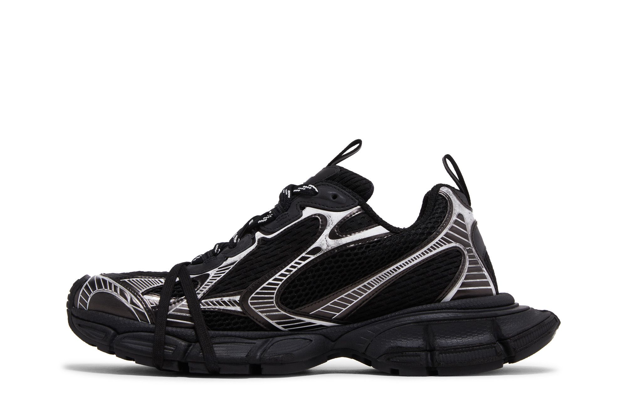 Shop Balenciaga 3XL Sneaker 'Worn-Out - Black White' 734734W3XL11090