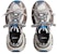 Balenciaga 3XL Sneaker 'Worn-Out - Kelabu Gelap Biru' 734734W3XL71214
