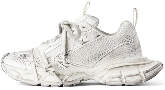 巴黎世家 3XL 破旧白色运动鞋 734734W3XL19000 Buy 巴黎世家 3XL 破旧白色运动鞋 734734W3XL19000