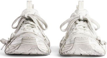 巴黎世家 3XL 破旧白色运动鞋 734734W3XL19000 Shop 巴黎世家 3XL 破旧白色运动鞋 734734W3XL19000