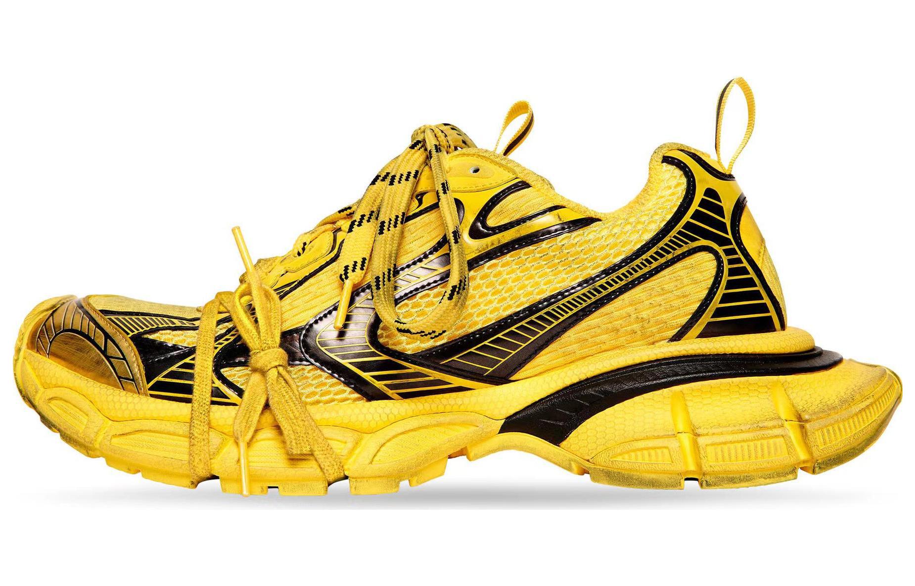 Balenciaga 3XL Sneaker 'Worn-Out - Yellow Black' 734734-W3XL2-7010