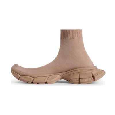 Balenciaga 3XL Sock Recycled Knit Sneakers Beige