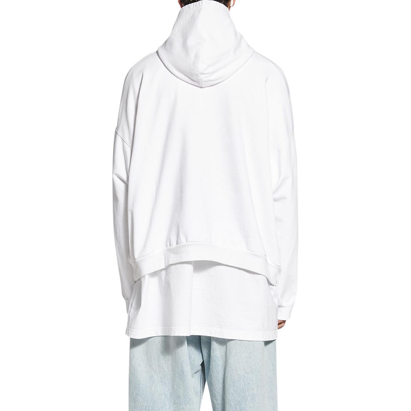 Balenciaga 520 Capsule SS22 White Numeric Print Oversized Hoodie Unisex 674986TMVL69164 圖 4