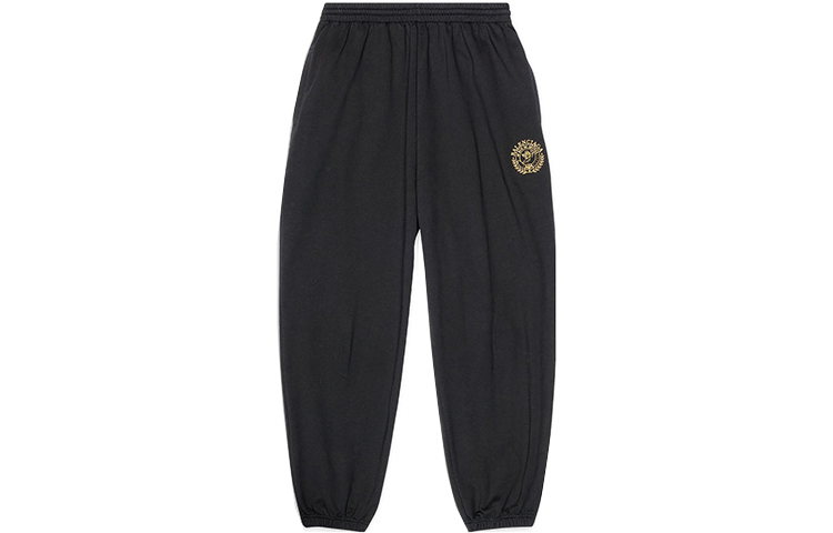 Balenciaga 七夕 Collection FW22 Graphic Print Elastic Jogger Sweatpants Black Unisex 675247TMVL31075