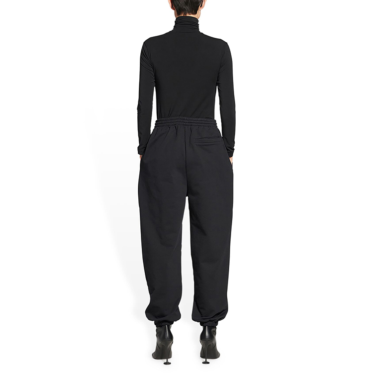 Purchase Balenciaga 七夕 Collection FW22 Graphic Print Elastic Jogger Sweatpants Black Unisex 675247TMVL31075