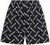 Buy Balenciaga Allover Logo Elastic Shorts Black 719975TPLA41070