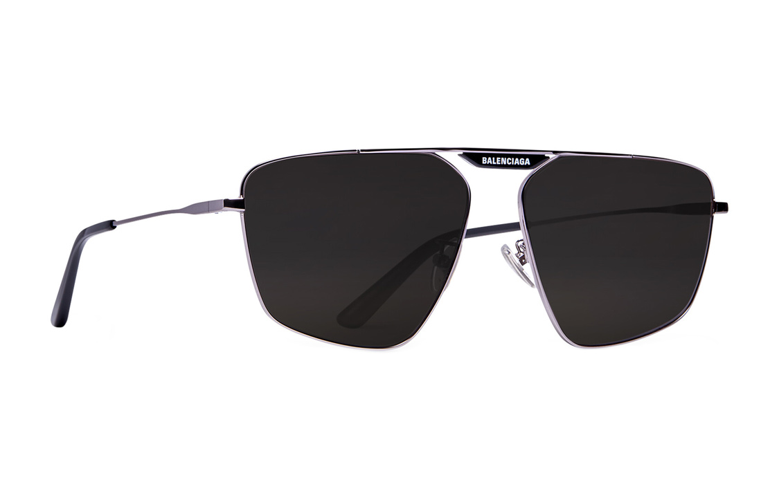 Lookbook Balenciaga  Alloy Aviator Sunglasses Trendy Fashion BB0246SA-001 61
