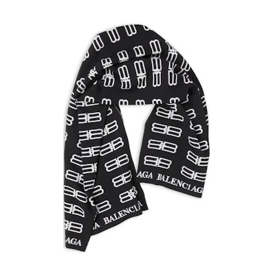 Balenciaga Alphabet Knit Warm Scarf Simple Fashion Style 7192294C6B81077
