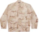 Shop 발렌시아가 베이지 카모플라주 오버사이즈 긴팔 버튼업 셔츠. 681008TNLL59501