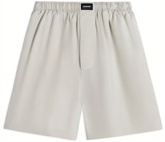 Balenciaga Beige Elastic Waist Casual Straight Fit Shorts. 672410TKM019800 Balenciaga Beige Elastic Waist Casual Straight Fit Shorts. 672410TKM019800