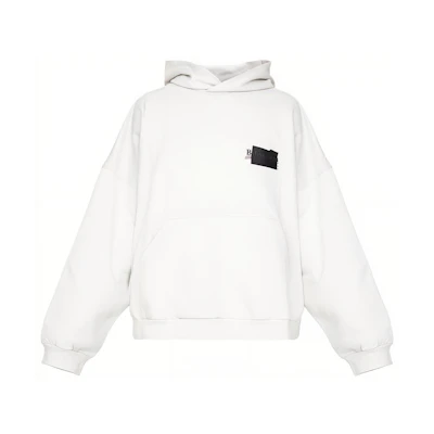 Balenciaga Beige Letter Print Oversized Hoodie Sweatshirt. 713677TNVG29592