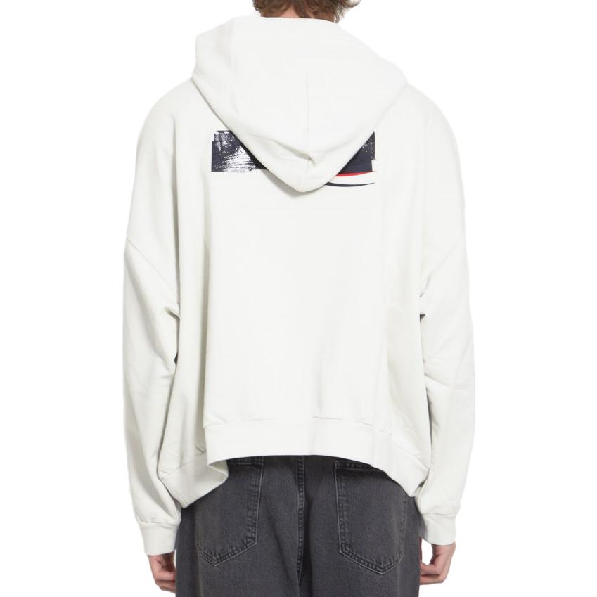 Balenciaga  Beige Letter Print Oversized Hoodie Sweatshirt. 713677TNVG29592 圖 4
