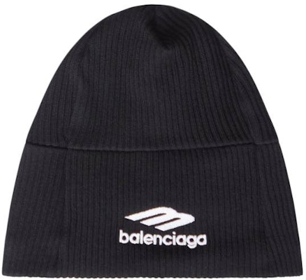 Balenciaga Topi Beanie Hitam Acrylic Wool dengan Logo. 7678324D8B01077 Buy Balenciaga Topi Beanie Hitam Acrylic Wool dengan Logo. 7678324D8B01077