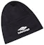 Shop Balenciaga Topi Beanie Hitam Acrylic Wool dengan Logo. 7678324D8B01077