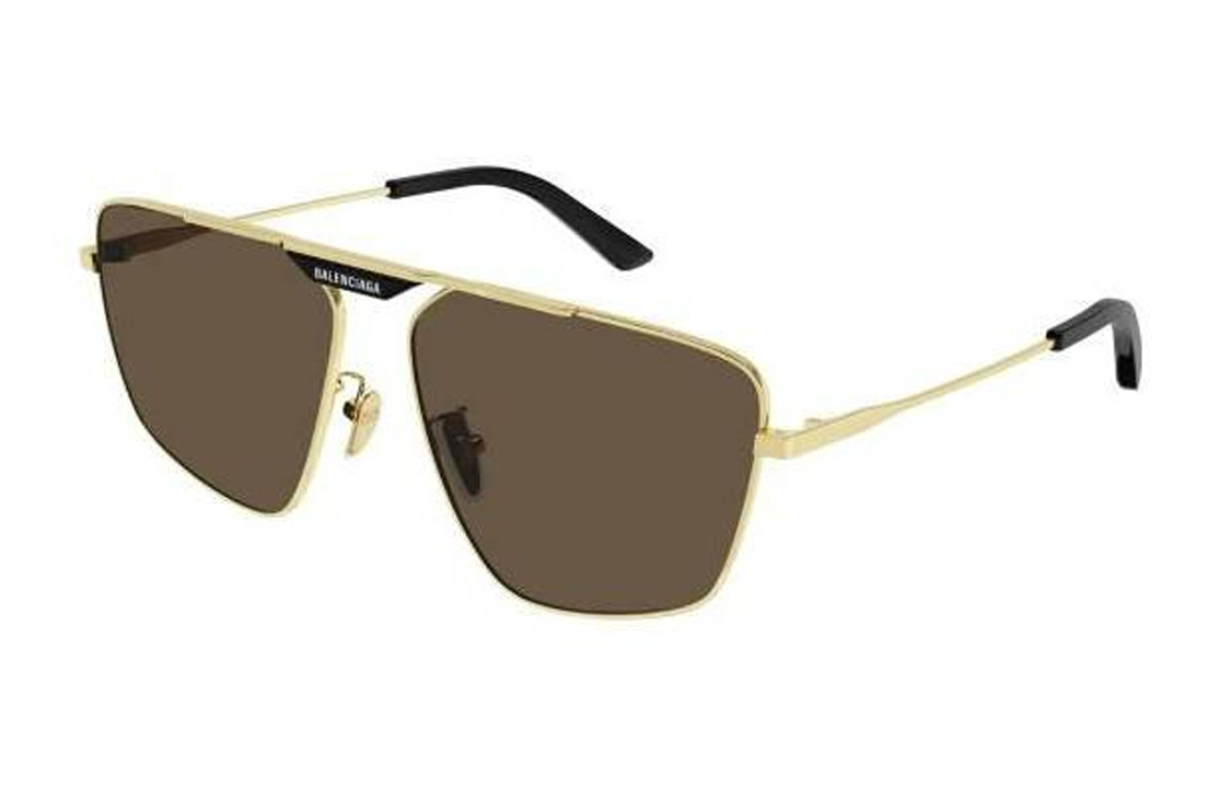 Order Balenciaga Kacamata Hitam Aviator Frame Alloy - Fashion Minimalis. BB0246SA003