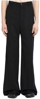 Balenciaga 黑色日常中腰寬鬆剪裁拉鍊直筒褲. 773246TPT321000 Buy Balenciaga 黑色日常中腰寬鬆剪裁拉鍊直筒褲. 773246TPT321000