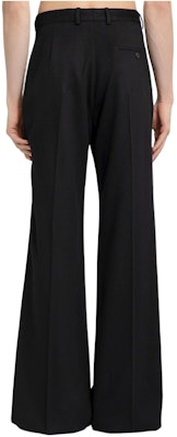 Balenciaga 黑色日常中腰寬鬆剪裁拉鍊直筒褲. 773246TPT321000 Lookbook Balenciaga 黑色日常中腰寬鬆剪裁拉鍊直筒褲. 773246TPT321000