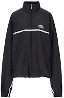 Balenciaga 黑色拼接Logo印花休閒外套(常規版型)。 763436TNQ251000 Order Balenciaga 黑色拼接Logo印花休閒外套(常規版型)。 763436TNQ251000