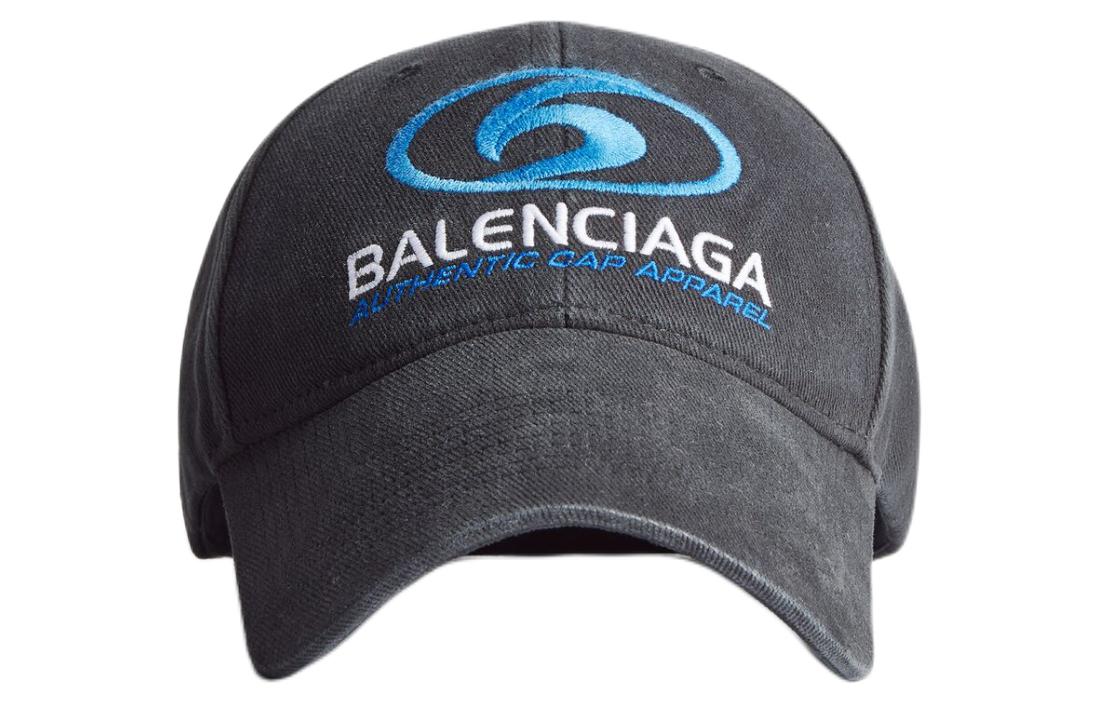 Order Balenciaga 黑色棉質斜紋刺繡標誌棒球帽 771966410B21001