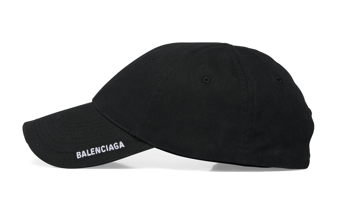 Lookbook Balenciaga Topi Baseball Hitam Kapas Twill. 744295416b81077