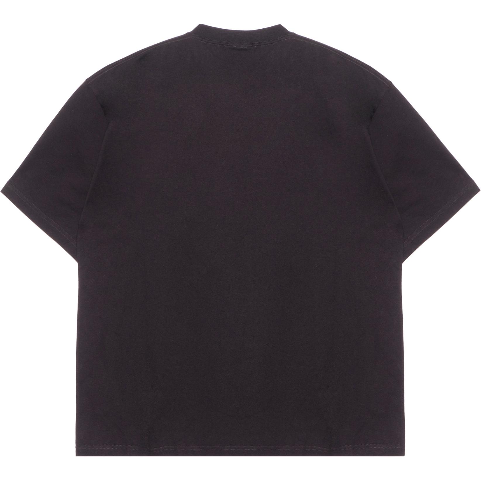 Balenciaga  Black Crewneck T-Shirt with Letter Logo Print. 764235TQVK21576 圖 3