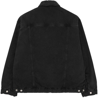 발렌시아가 블랙 데님 자켓 캐주얼 루즈핏 긴팔 버튼업. 681689TIWA21440 Lookbook 발렌시아가 블랙 데님 자켓 캐주얼 루즈핏 긴팔 버튼업. 681689TIWA21440