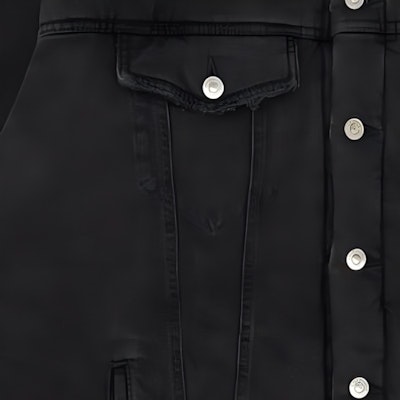 발렌시아가 블랙 데님 자켓 캐주얼 루즈핏 긴팔 버튼업. 681689TIWA21440 Details for 발렌시아가 블랙 데님 자켓 캐주얼 루즈핏 긴팔 버튼업. 681689TIWA21440