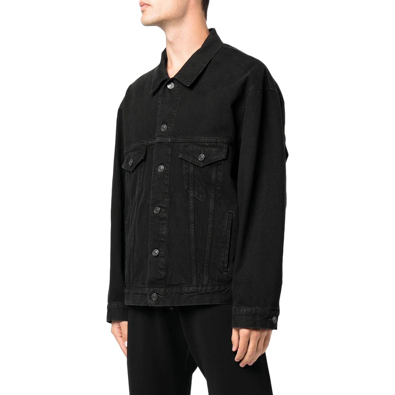 Balenciaga  Black Denim Jacket Single-Breasted Casual Long Sleeve 675206TEW051105 圖 5