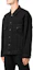 Purchase Balenciaga Chaqueta Negra de Mezclilla Casual de Manga Larga Un Botón 675206TEW051105