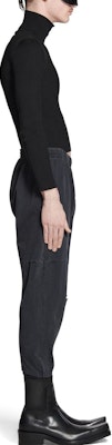 Balenciaga 黑色破壞風休閒長褲,彈性褲腰 - 標準版型。 744695TOVH92020 Details for Balenciaga 黑色破壞風休閒長褲,彈性褲腰 - 標準版型。 744695TOVH92020