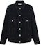 Buy Balenciaga Black Graffiti Denim Jacket with Single Button Closure. 678354TIWA20114