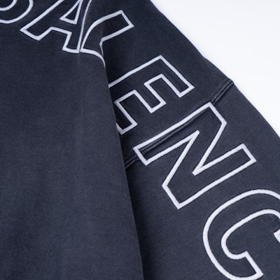 巴黎世家 黑色字母Logo印花套头连帽衫 739024TOVV29034 Sizing 巴黎世家 黑色字母Logo印花套头连帽衫 739024TOVV29034