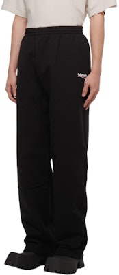 巴黎世家 黑色字母logo刺繡針織彈性口袋運動長褲 674594TKVI91070 Lookbook 巴黎世家 黑色字母logo刺繡針織彈性口袋運動長褲 674594TKVI91070