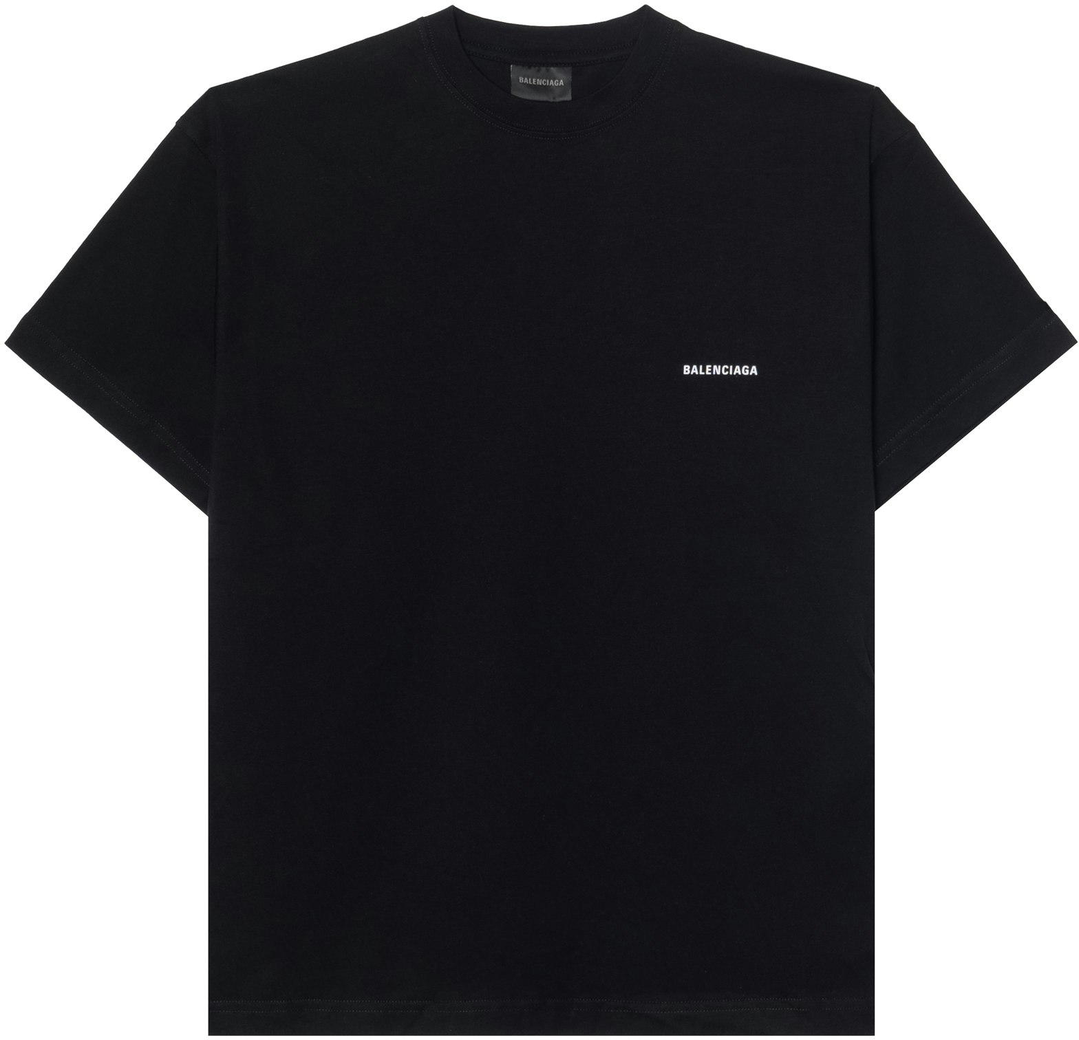 balenciaga-black-letter-print-crew-neck-t-shirt-regular-fit-casual-tee-613969-tyk-281000