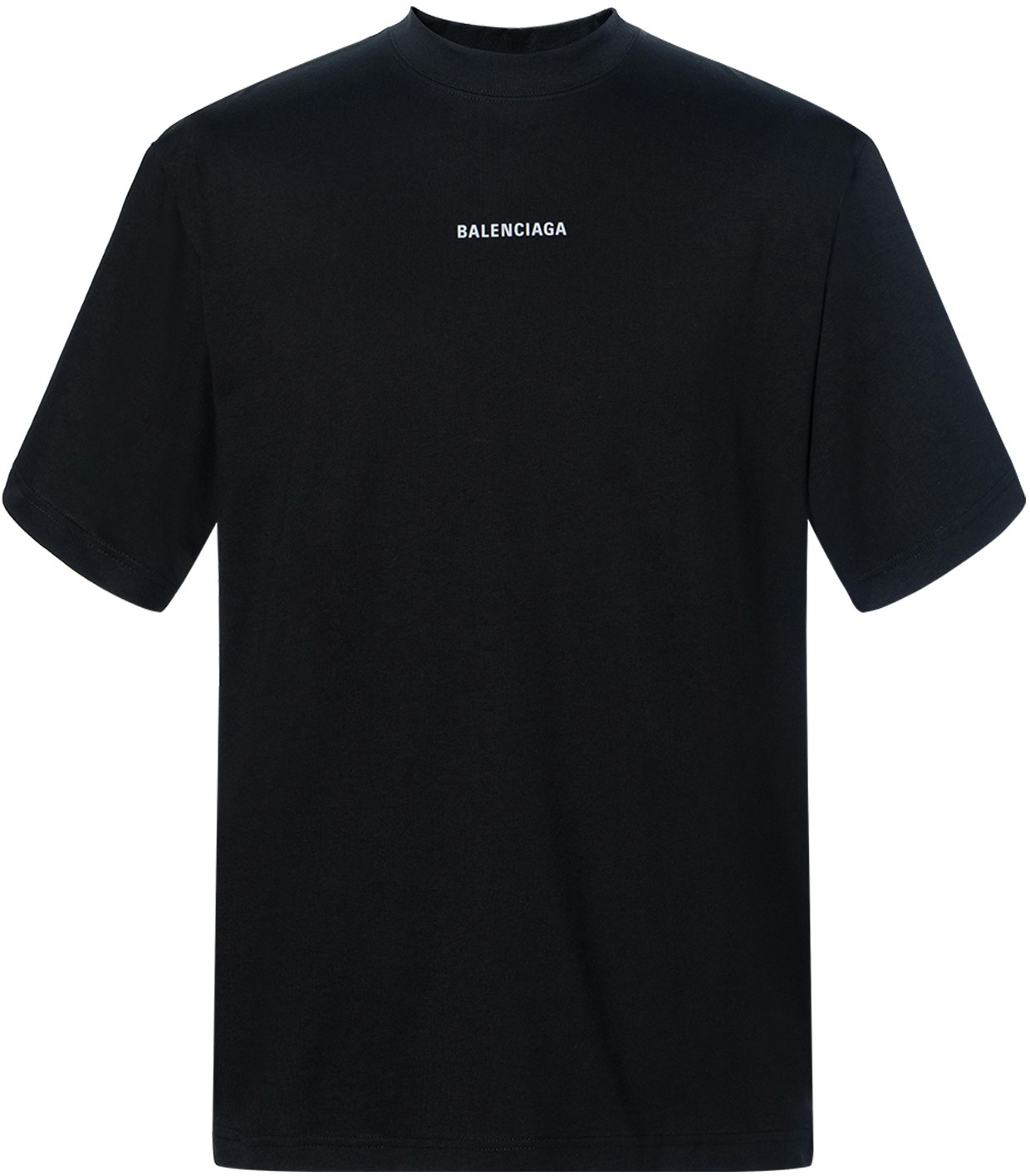 balenciaga-black-letter-print-crewneck-t-shirt-regular-fit-short-sleeve-764235-tqvn-11083
