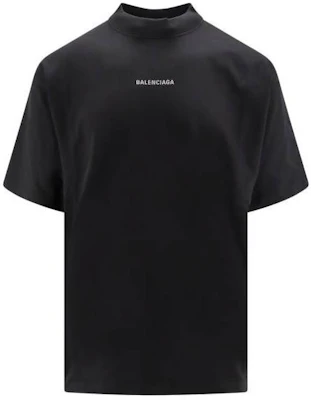 Balenciaga 黑色字母印花短袖圓領T恤 正版修身款式 764235TQVN11083 Order Balenciaga 黑色字母印花短袖圓領T恤 正版修身款式 764235TQVN11083
