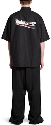 Balenciaga Camiseta Negra Estampada de Letras de Manga Corta y Corte Holgado 790732TNM601000 Purchase Balenciaga Camiseta Negra Estampada de Letras de Manga Corta y Corte Holgado 790732TNM601000