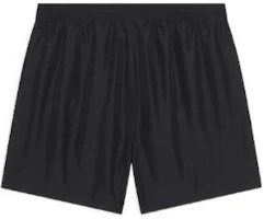Lookbook Balenciaga Black Logo Patch Elastic Waist Swim Trunks Regular Fit. 6896924A8B61077