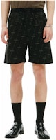 Balenciaga Black Logo Print Elastic Waist Casual Shorts Regular Fit. 642237TJLF31269 Balenciaga Black Logo Print Elastic Waist Casual Shorts Regular Fit. 642237TJLF31269