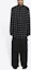 Shop Balenciaga Black Logo Print Long Sleeve Casual Shirt Regular Fit 534333TBL961070