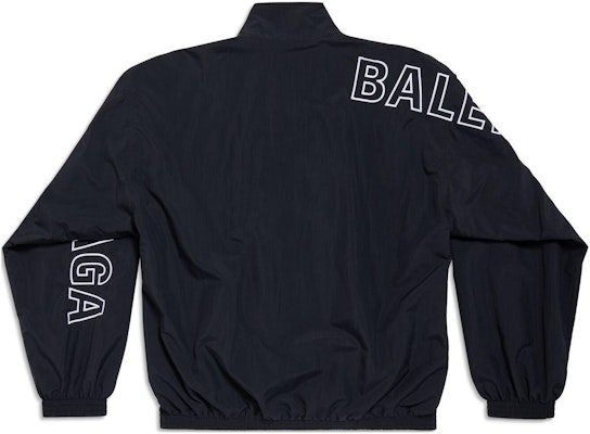 Chaqueta Deportiva Balenciaga Negra con Logo y Cremallera Corte Regular. 768920TNO791000 Lookbook Chaqueta Deportiva Balenciaga Negra con Logo y Cremallera Corte Regular. 768920TNO791000