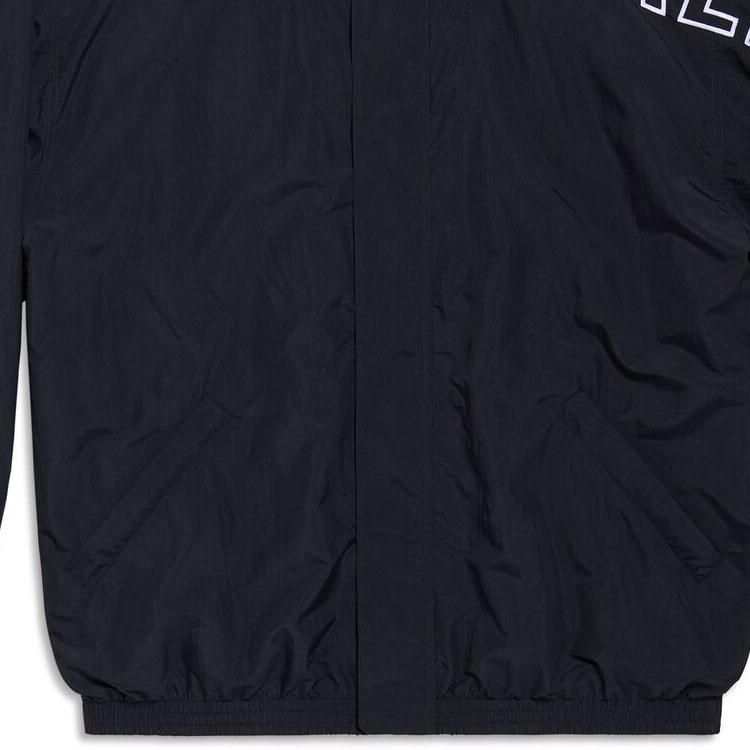 Purchase Balenciaga Jaket Track Hitam Logo Print Zip-Up Regular Fit. 768920TNO791000