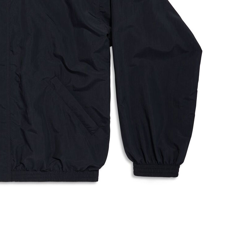 Details for Balenciaga Jaket Track Hitam Logo Print Zip-Up Regular Fit. 768920TNO791000