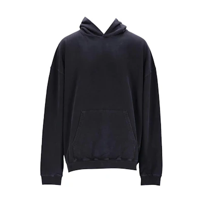 Balenciaga Black Logo Slim Fit Pullover Hoodie 620973-TNVU2-1073