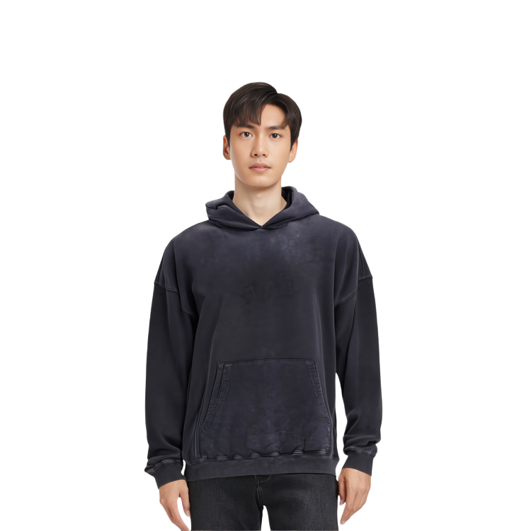 Details for Balenciaga Sudadera Negra con Logo Entallada Pullover 620973-TNVU2-1073