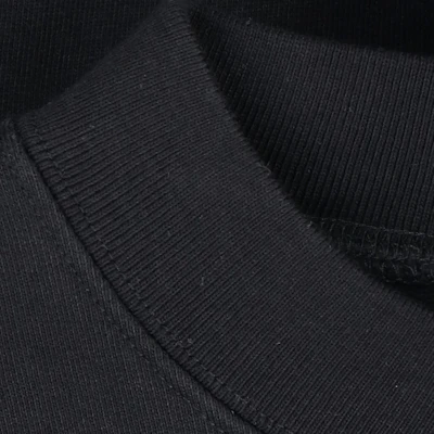 Balenciaga 黑色寬鬆字母貼花圓領長袖上衣 697869TLVL81000 Details for Balenciaga 黑色寬鬆字母貼花圓領長袖上衣 697869TLVL81000