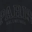 Sizing Balenciaga 黑色寬鬆字母貼花圓領長袖上衣 697869TLVL81000